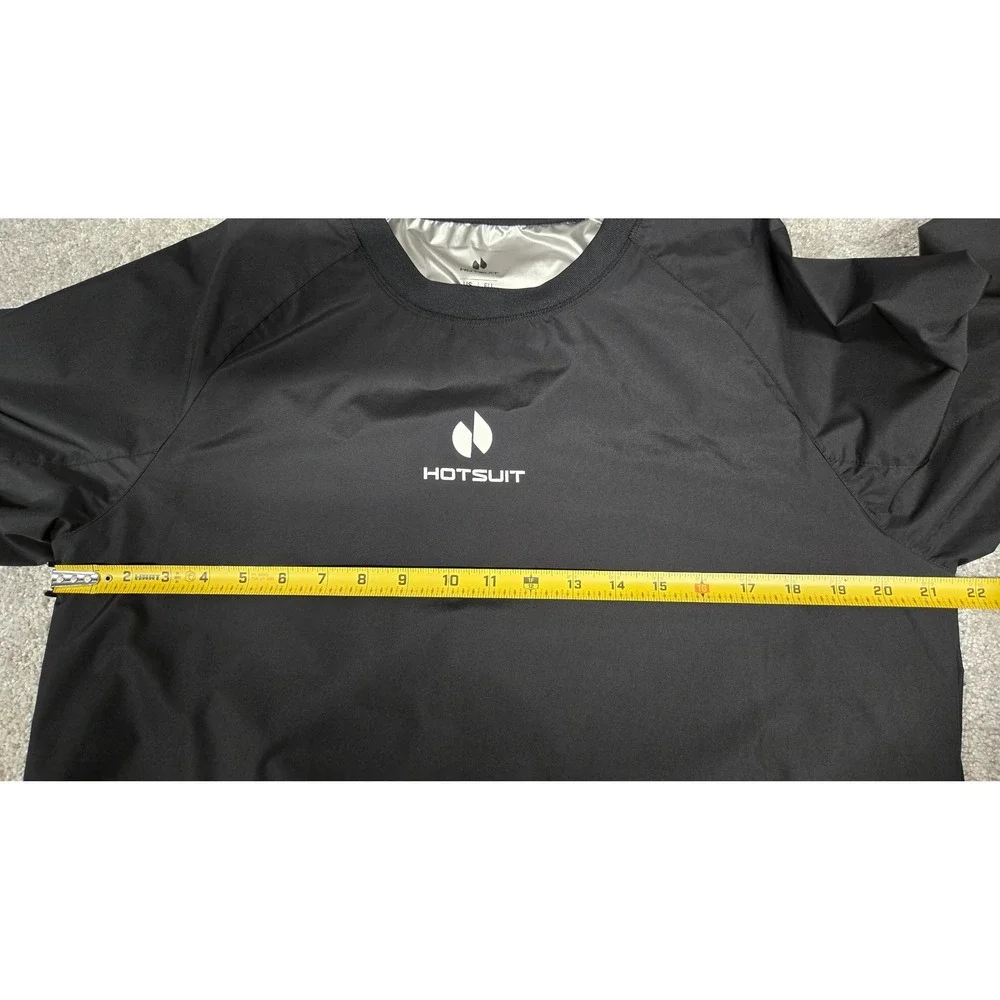 Hotsuit Sauna Jacket Sweat Suit Weight Loss Training Pullover Black Men's Size S
